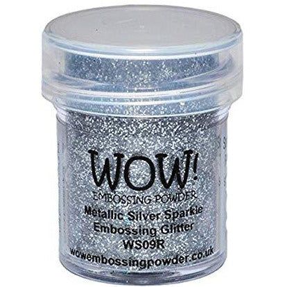 WOW! Embossing Glitter - Metallic Silver Sparkle - Honey Bee Stamps