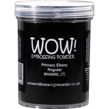 WOW! Embossing Powder Large Jar - Primary Ebony - Honey Bee Stamps