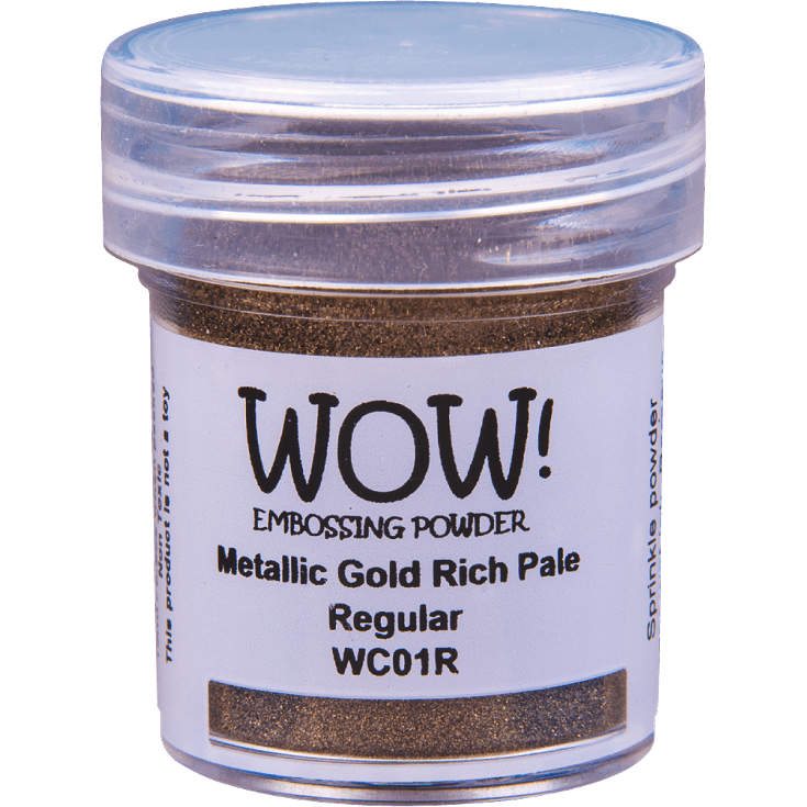 WOW! Embossing Powder - Metallic Gold Rich Pale - Honey Bee Stamps