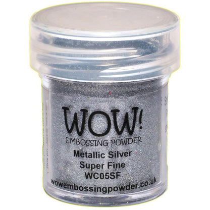WOW! Embossing Powder - Metallic Silver Super Fine - Honey Bee Stamps