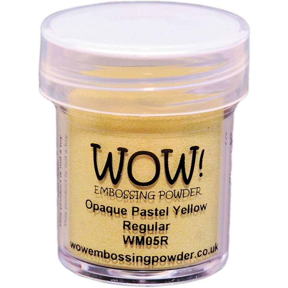 WOW! Embossing Powder - Opaque Pastel Yellow - Honey Bee Stamps