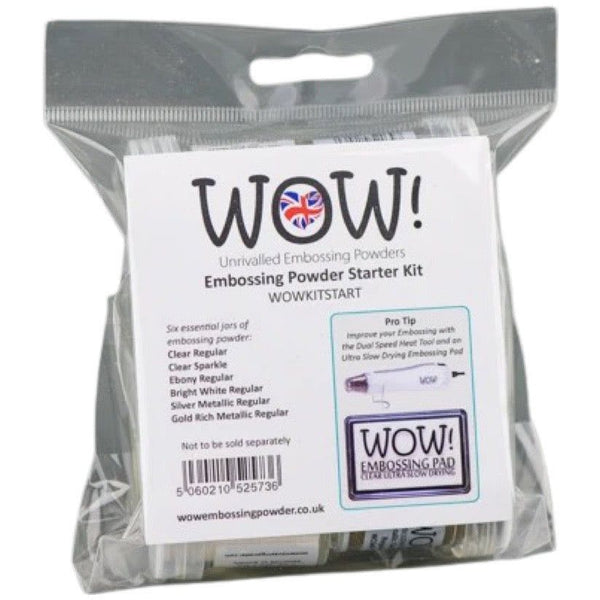 WOW! Embossing Powder Starter Kit - Set of 6 Embossing Powders – Honey ...