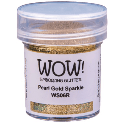 WOW! Glitter Embossing Powder - Pearl Gold Sparkle - Honey Bee Stamps