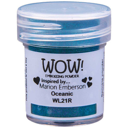 WOW! Glitter Embossing Powder - Teal - Oceanic - Honey Bee Stamps