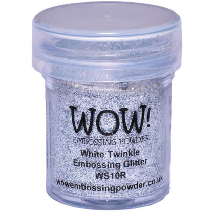 WOW! Glitter Embossing Powder - White Twinkle - Honey Bee Stamps
