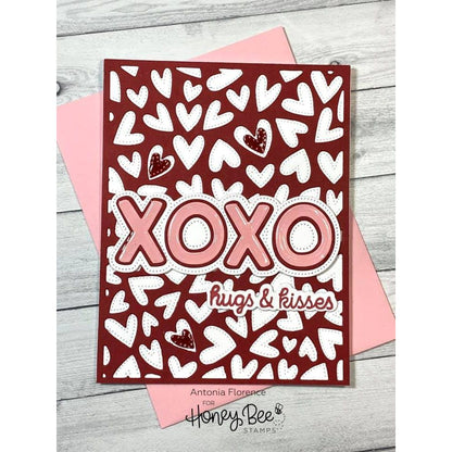 XOXO - 3x4 Photopolymer Stamp Set - Retiring - Honey Bee Stamps