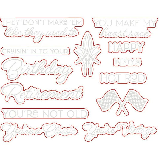You're A Classic - Honey Cuts - Coordinating Dies - Honey Bee Stamps