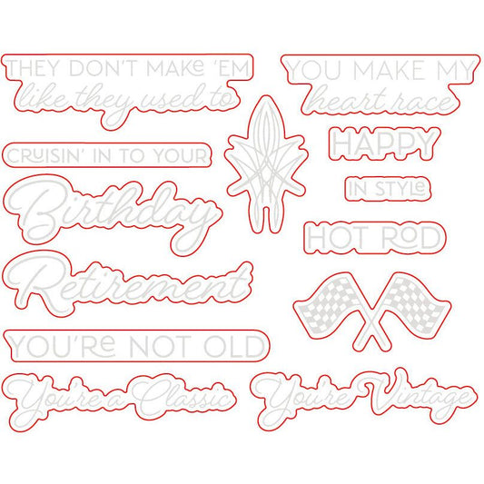 You're A Classic - Honey Cuts - Coordinating Dies - Honey Bee Stamps