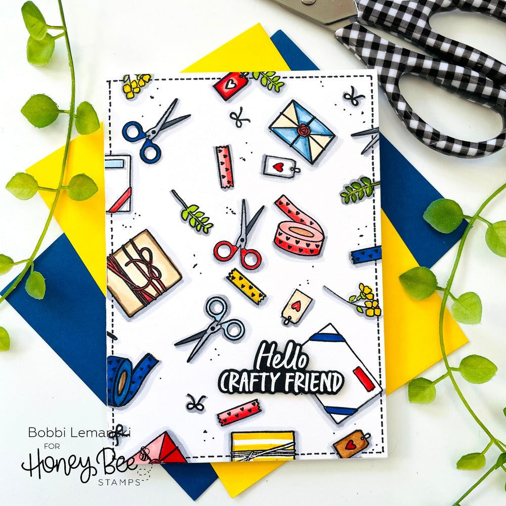 You're A Keeper - 5x6 Photopolymer Stamp Set - Honey Bee Stamps