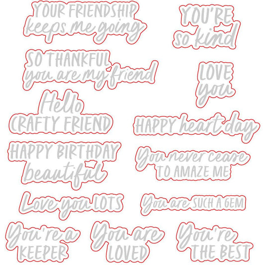 You're A Keeper - Honey Cuts - Coordinating Dies - Honey Bee Stamps